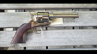 Cimarron Nickel Pistolero 45 Colt Revolver  **SOLD**