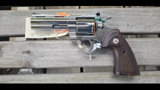 Stainless Colt Python 4.25" .357 Magnum Revolver