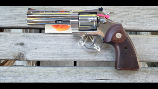 Polished Stainless Colt Python 5" .357M Revolver