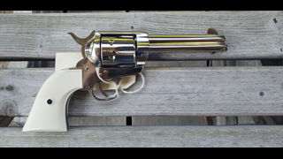 Pietta Nickel 1873 45 Colt Revolver **SOLD**